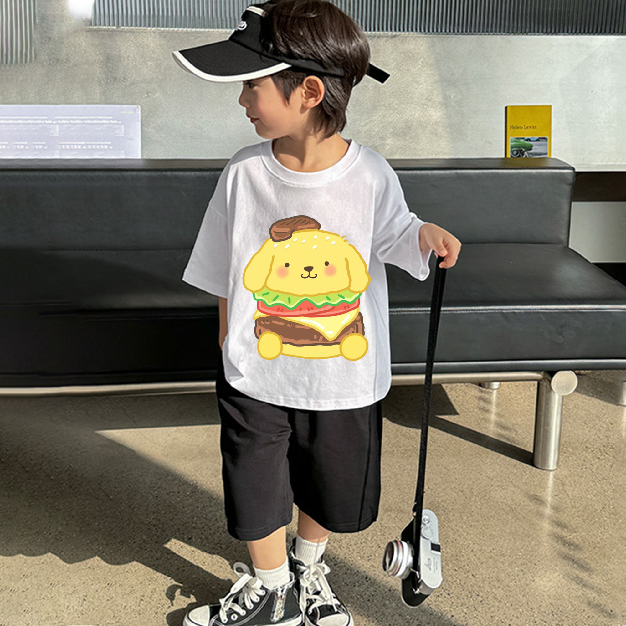 ハンバーガーのポムポムプリン