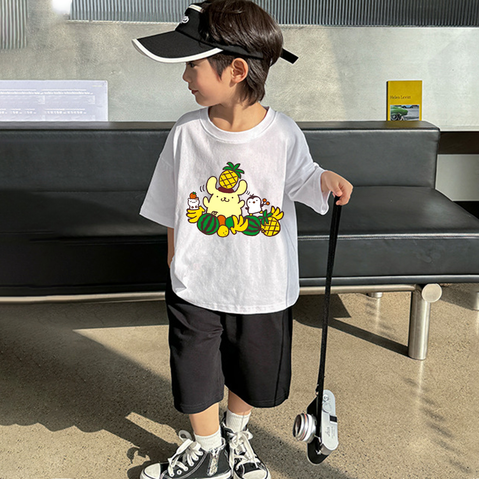 フルーツいっぱいのポムポムプリン