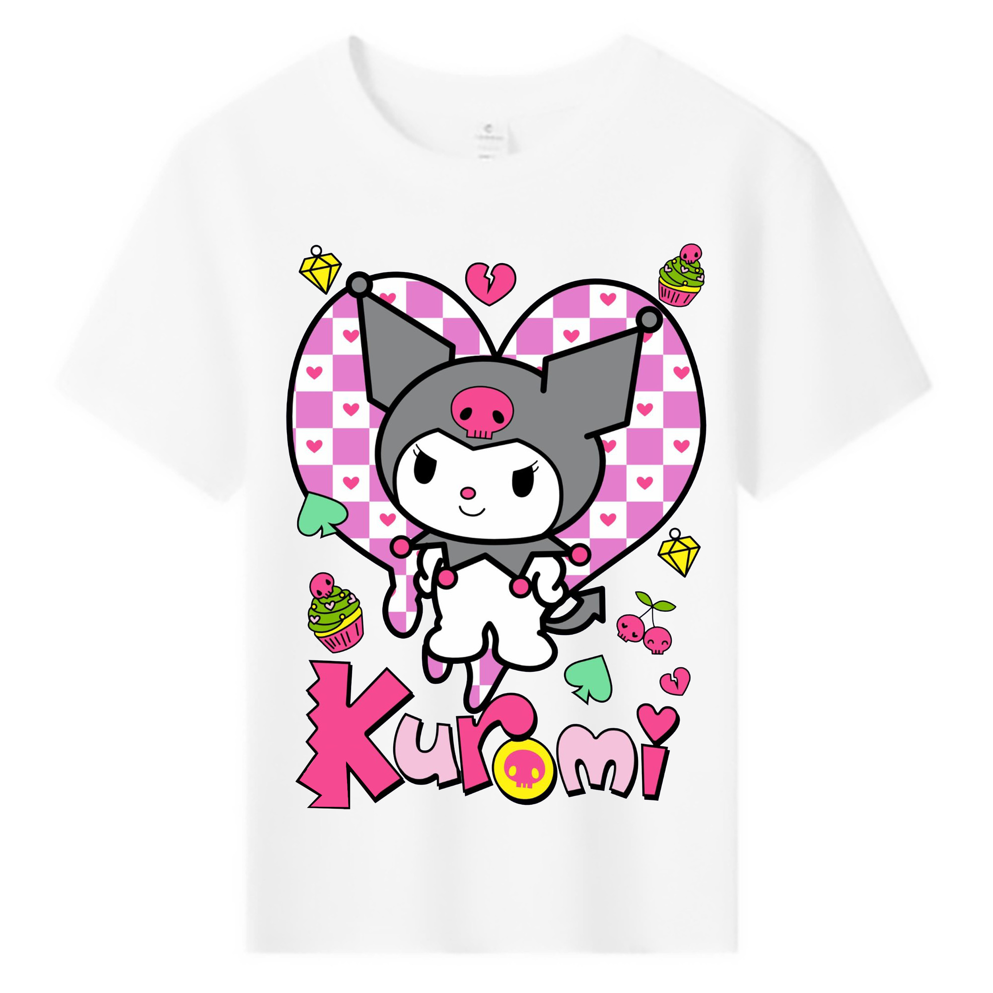 超クールなクロミ - 綿100％ キッズTシャツ ・ フロントプリント ・ 快適 通気性 ・ スポーツ カジュアル 散歩用