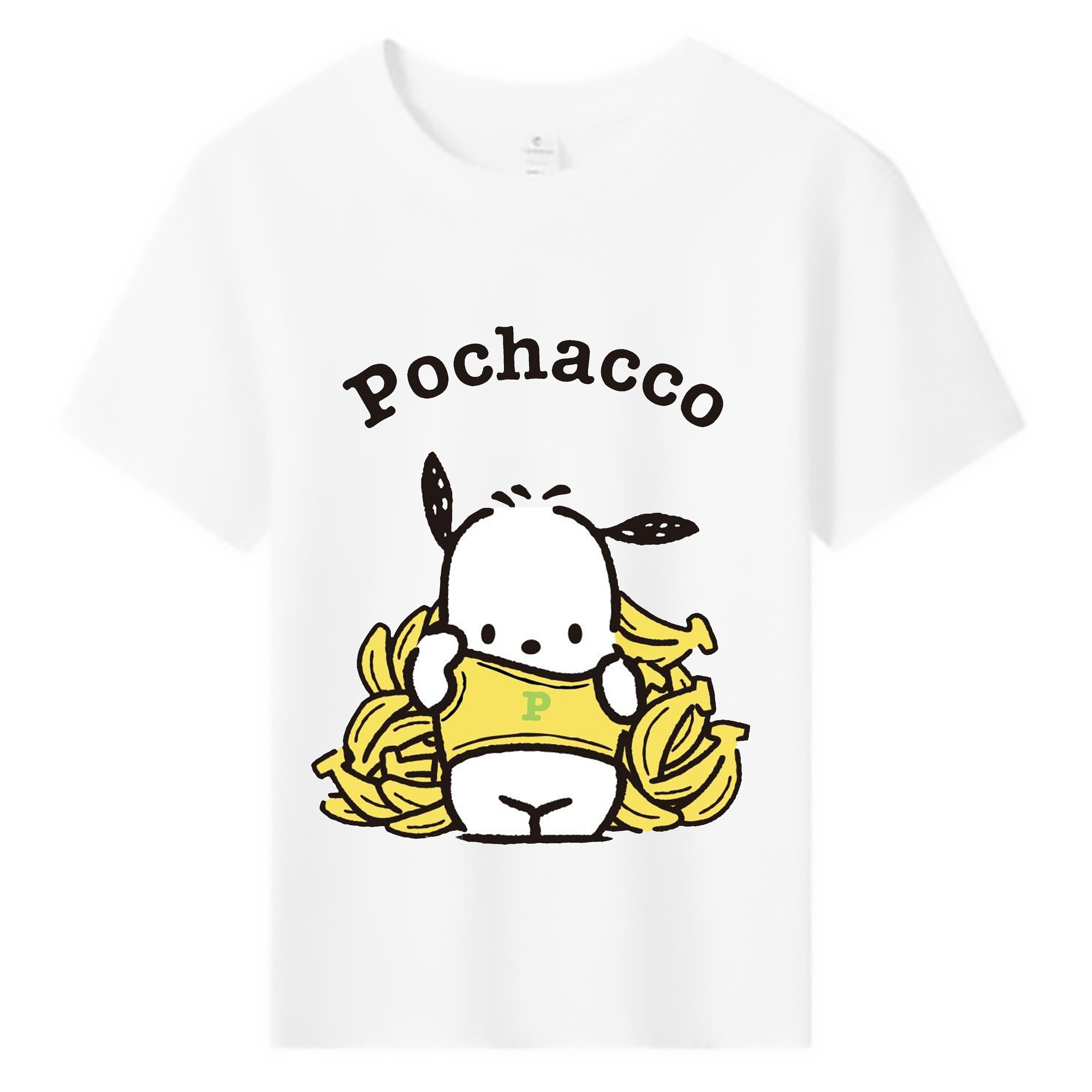 かわいいパッチャコ - 綿100％ キッズTシャツ ・ フロントプリント ・ 快適 通気性 ・ スポーツ カジュアル 散歩用