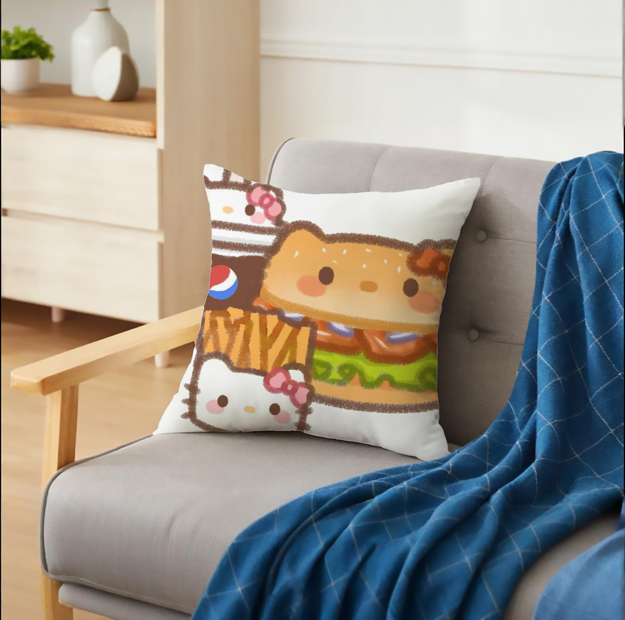 ハンバーガーになったハローキティ