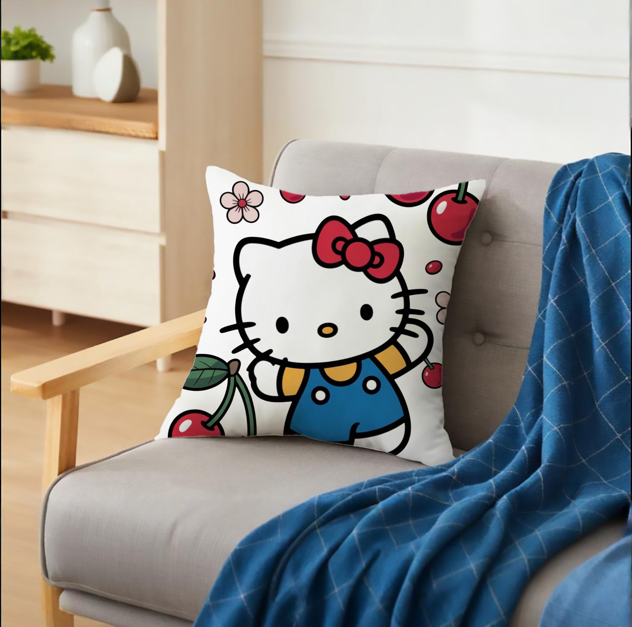 さくらんぼモチーフのハローキティ