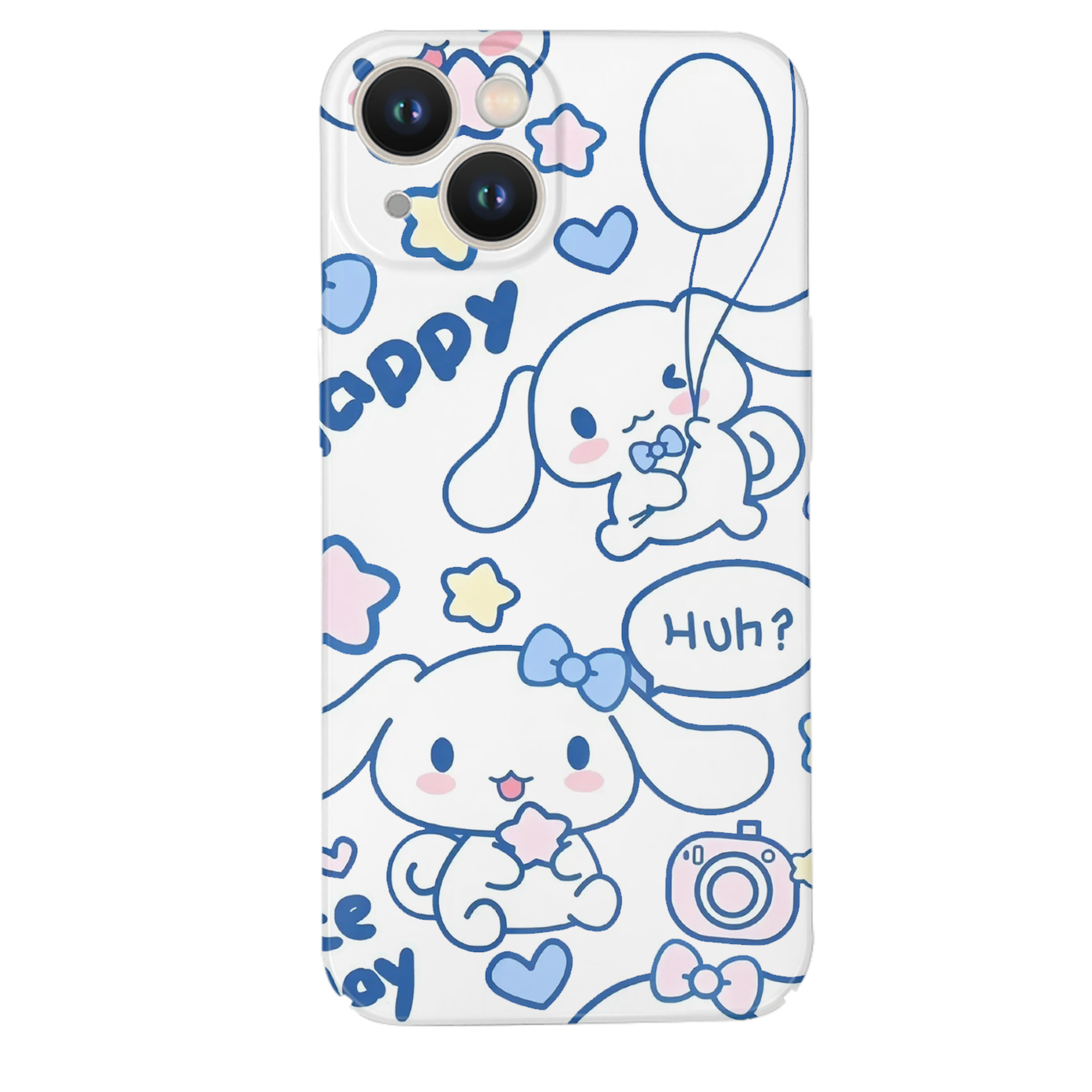 サンリオシナモロール - IPhone 14シリーズ対応 ・ ハードケース ・ 衝撃吸収 ・ 360度密着 ・ カメラ保護 ・ 高品質プラスチック ・ 快適操作