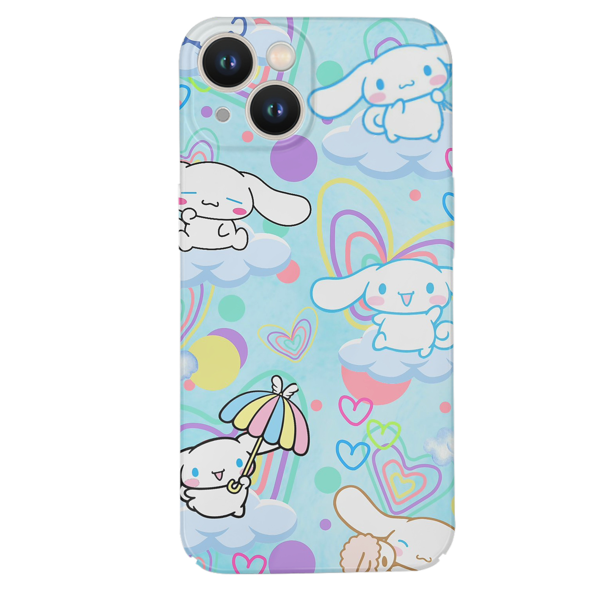 サンリオシナモロール - IPhone 14シリーズ対応 ・ ハードケース ・ 衝撃吸収 ・ 360度密着 ・ カメラ保護 ・ 高品質プラスチック ・ 快適操作