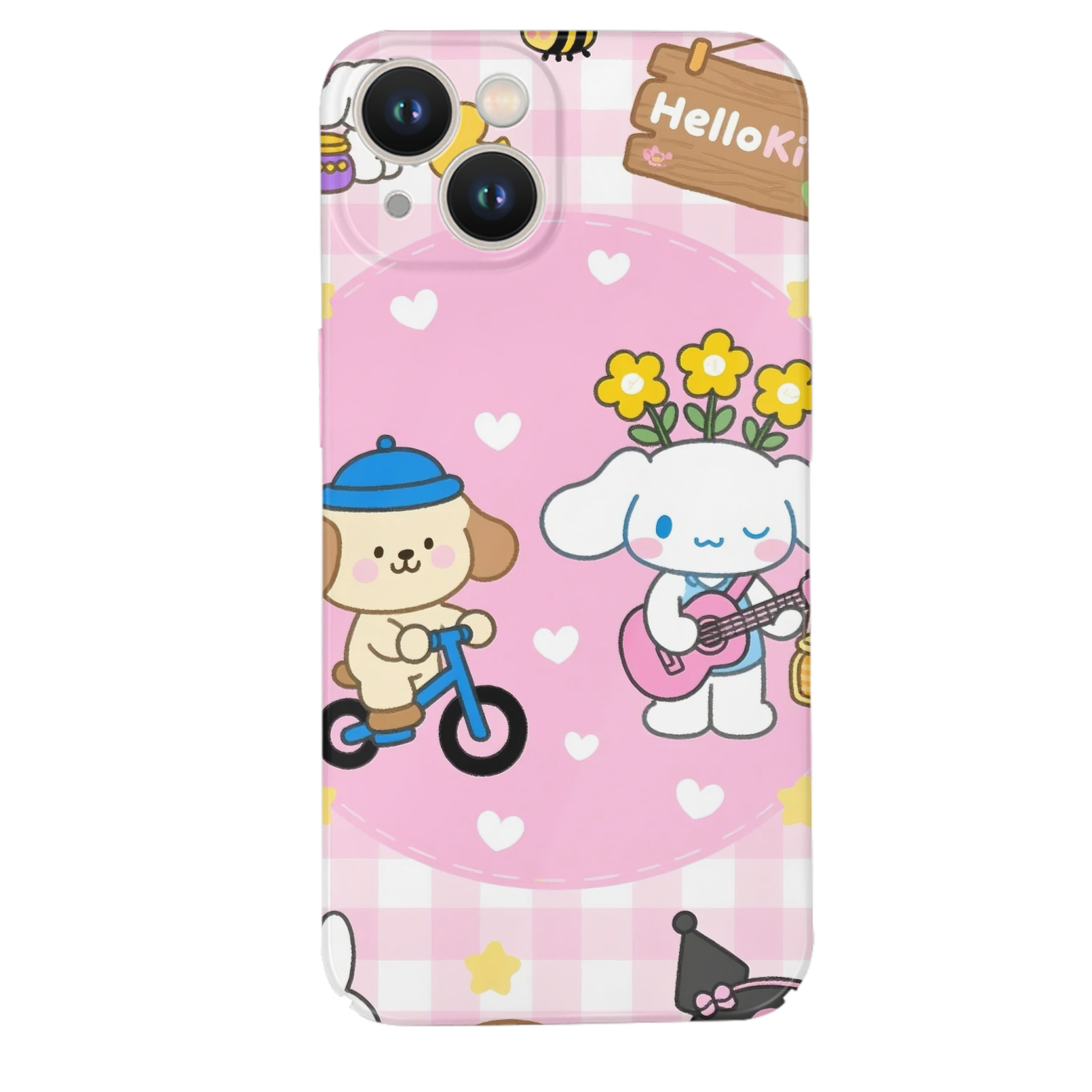 サンリオ - IPhone 14シリーズ対応 ・ ハードケース ・ 衝撃吸収 ・ 360度密着 ・ カメラ保護 ・ 高品質プラスチック ・ 快適操作