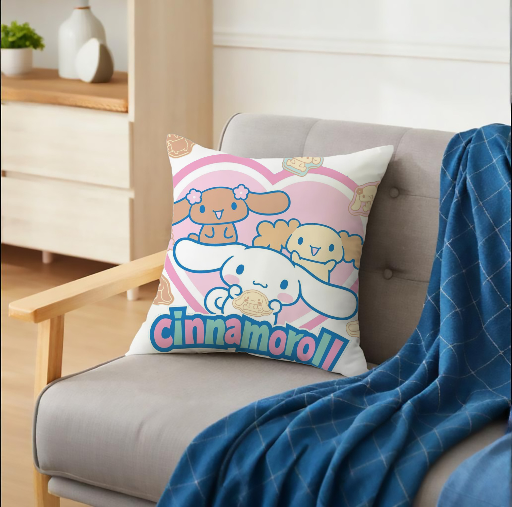 ハートデザインがかわいいシナモロール