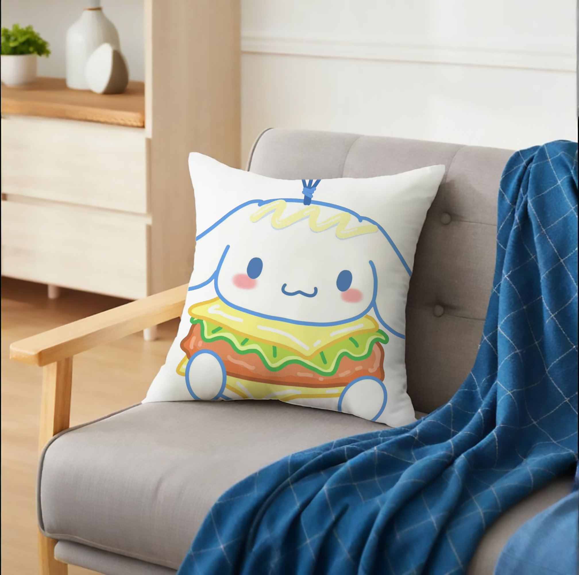 ハンバーガー好きのシナモロール