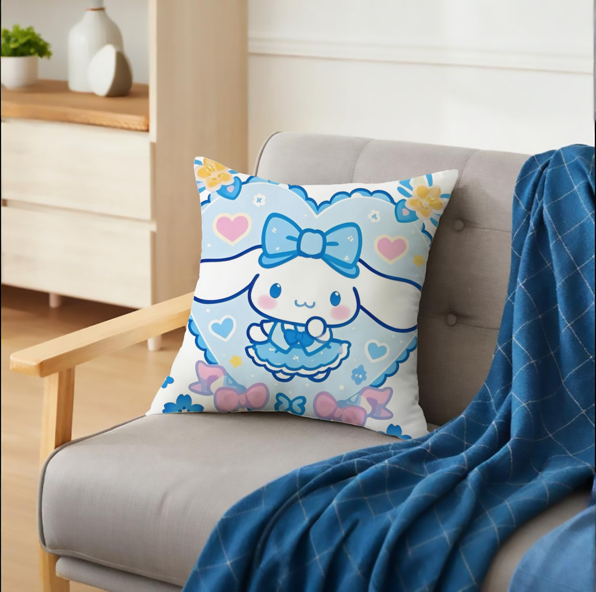 ハートデザインがかわいいシナモロール