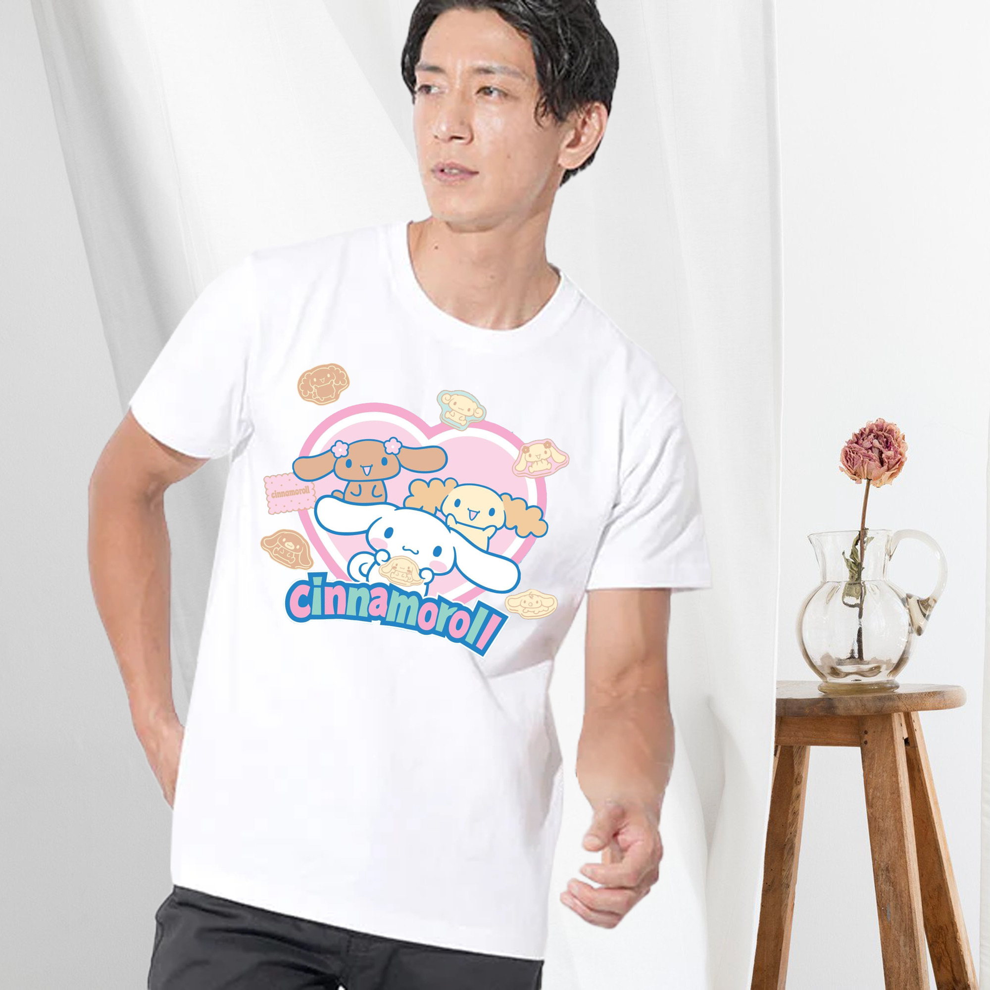 ハートデザインがかわいいシナモロール