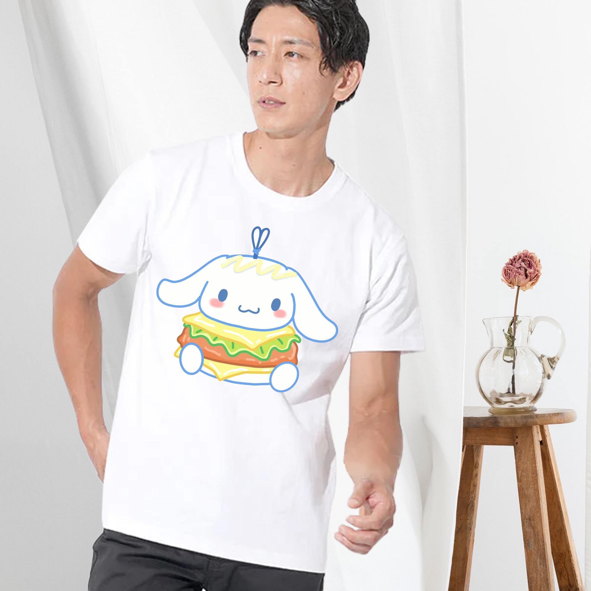 ハンバーガー好きのシナモロール