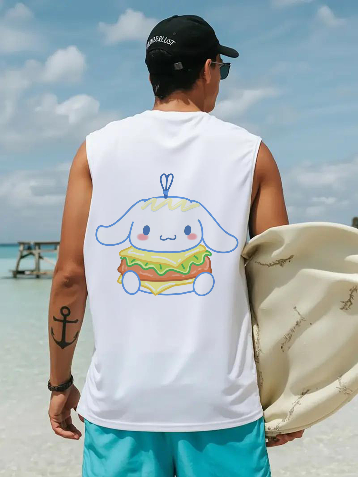 ハンバーガー好きのシナモロール